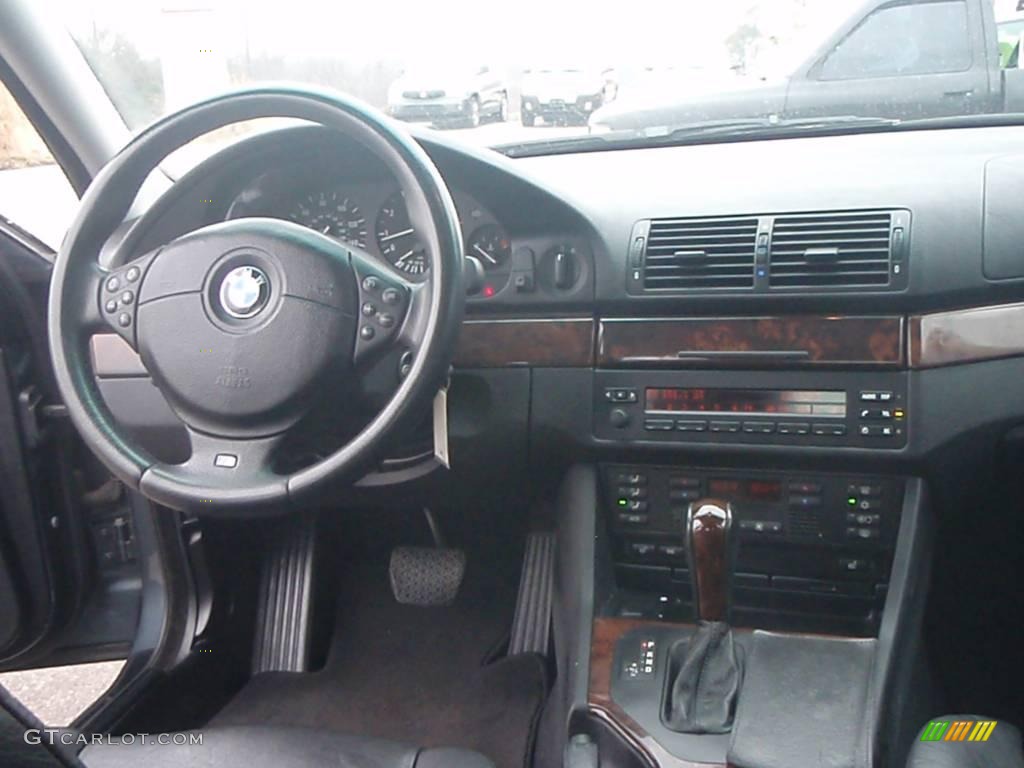 2000 5 Series 540i Sedan - Anthracite Metallic / Black photo #10