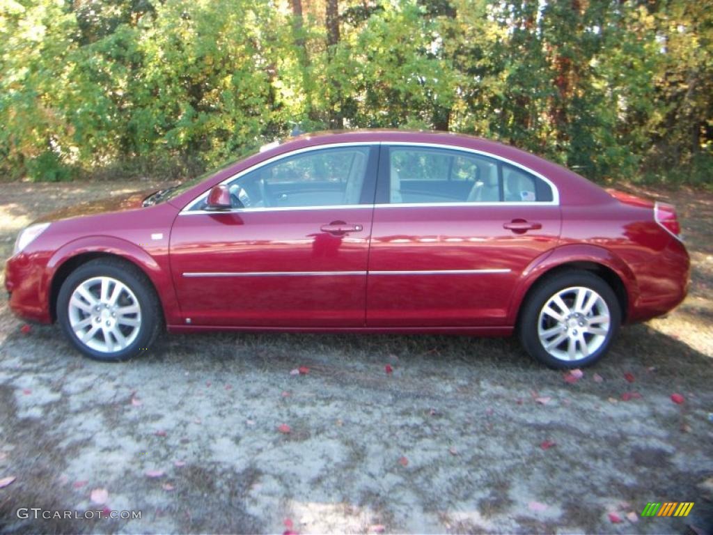2008 Aura XE 3.5 - Red Jewel / Tan photo #1