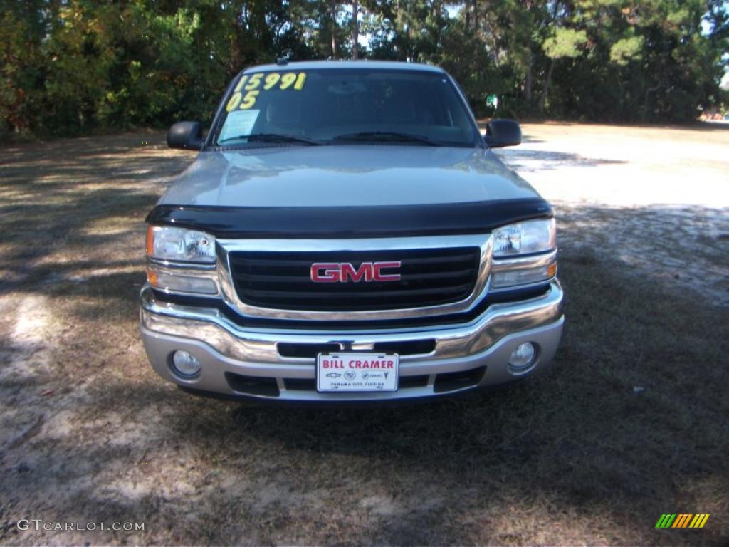 2005 Sierra 1500 SLE Extended Cab - Silver Birch Metallic / Dark Pewter photo #12