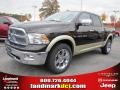 2011 Rugged Brown Pearl Dodge Ram 1500 Laramie Crew Cab 4x4  photo #1