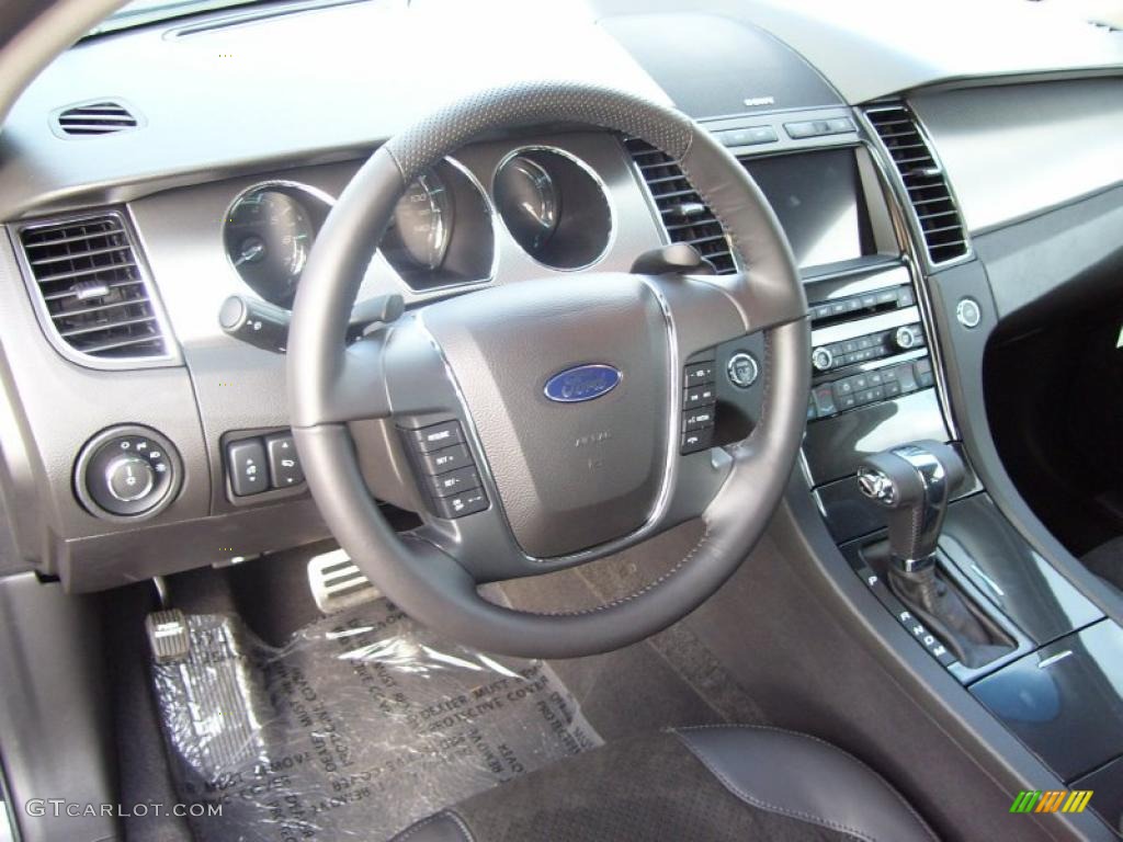Charcoal Black Interior 2011 Ford Taurus SHO AWD Photo #40159681