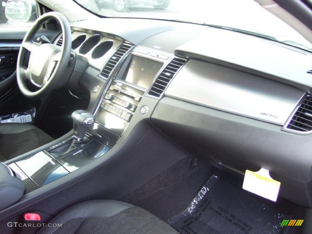 2011 Ford Taurus SHO AWD Charcoal Black Dashboard Photo #40159737
