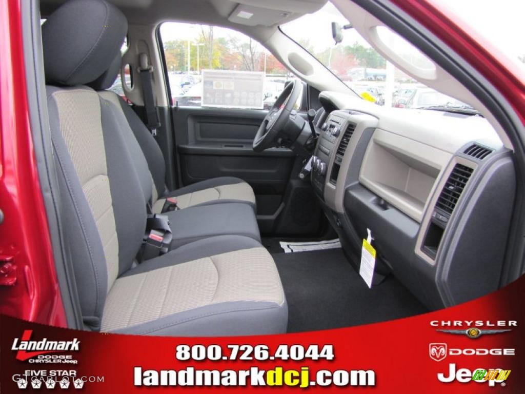 2011 Ram 1500 ST Quad Cab - Deep Cherry Red Crystal Pearl / Dark Slate Gray/Medium Graystone photo #9