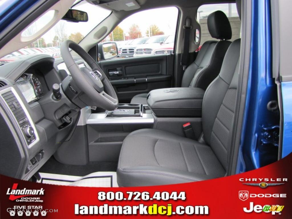 2011 Ram 1500 Sport Quad Cab - Deep Water Blue Pearl / Dark Slate Gray/Medium Graystone photo #7