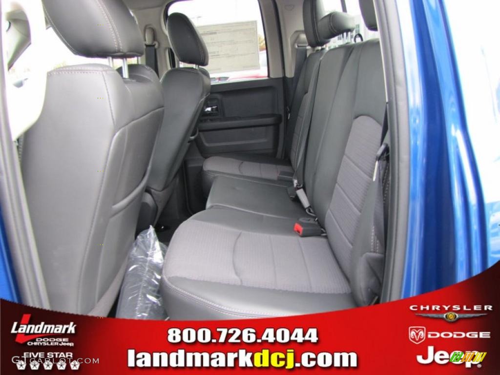 2011 Ram 1500 Sport Quad Cab - Deep Water Blue Pearl / Dark Slate Gray/Medium Graystone photo #8
