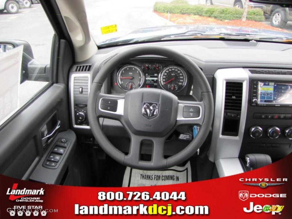 2011 Ram 1500 Sport Quad Cab - Deep Water Blue Pearl / Dark Slate Gray/Medium Graystone photo #11