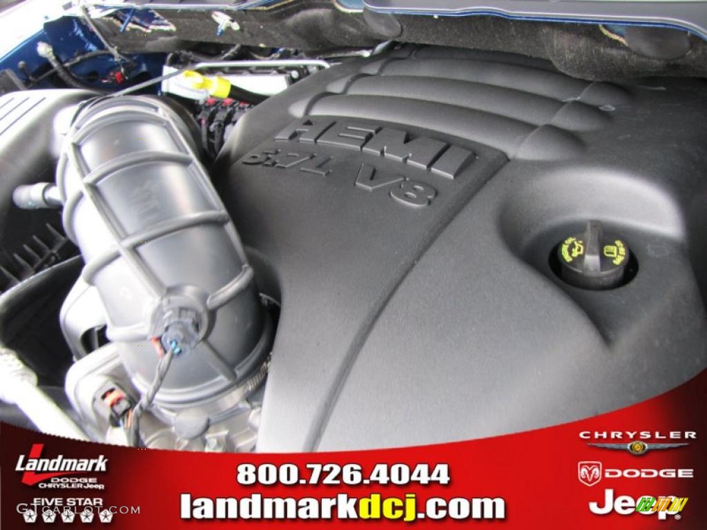 2011 Ram 1500 Sport Quad Cab - Deep Water Blue Pearl / Dark Slate Gray/Medium Graystone photo #12