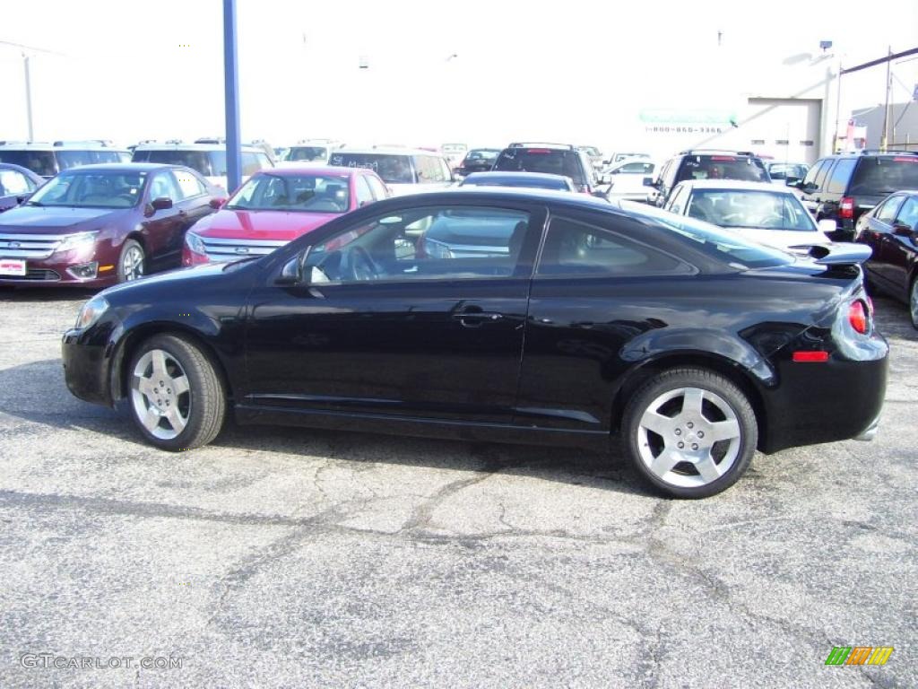 2010 Cobalt LT Coupe - Black / Ebony photo #2