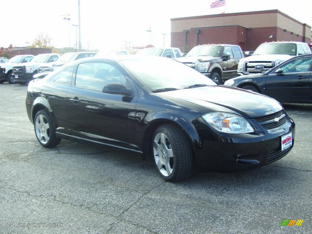 2010 Cobalt LT Coupe - Black / Ebony photo #7