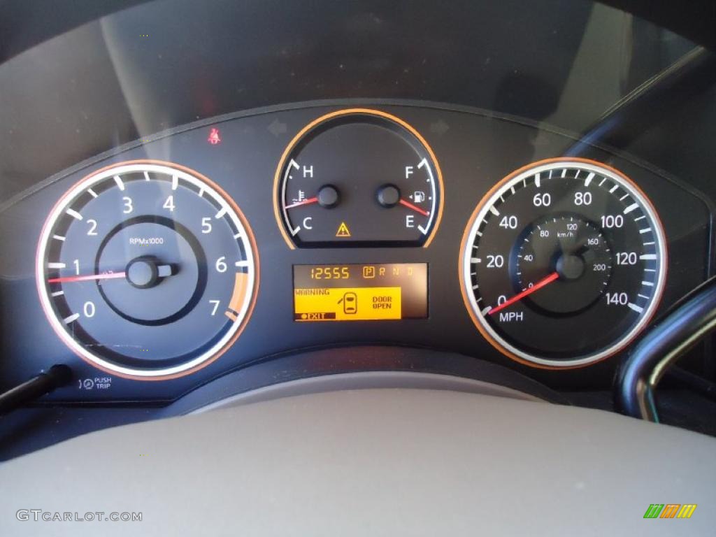 2009 Nissan Titan XE Crew Cab Gauges Photo #40161377