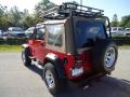 2001 Flame Red Jeep Wrangler Sport 4x4  photo #3