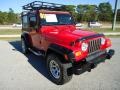 2001 Flame Red Jeep Wrangler Sport 4x4  photo #11