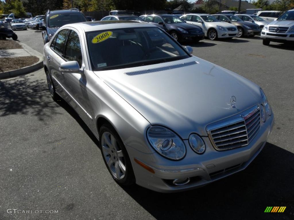 2008 E 350 Sedan - Iridium Silver Metallic / Ash photo #1