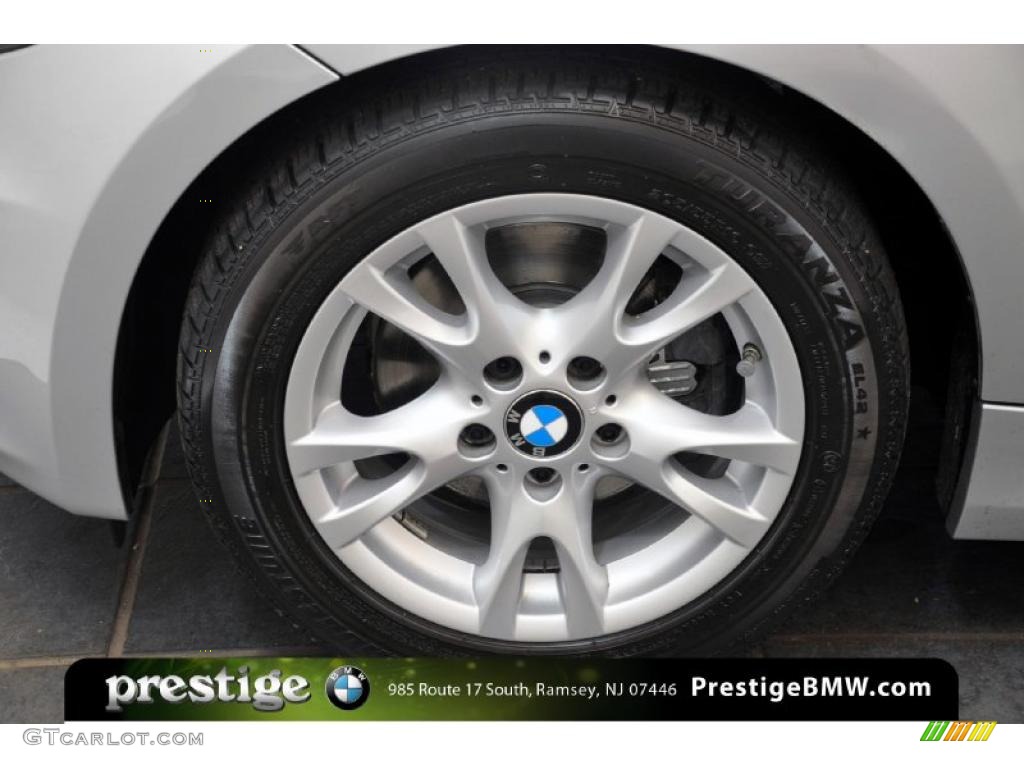2009 1 Series 128i Convertible - Titanium Silver Metallic / Black photo #6