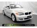 2009 Titanium Silver Metallic BMW 1 Series 128i Convertible  photo #8