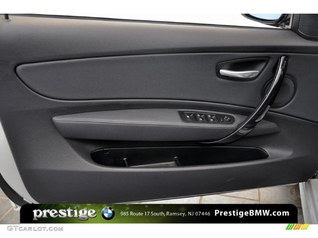 2009 1 Series 128i Convertible - Titanium Silver Metallic / Black photo #9