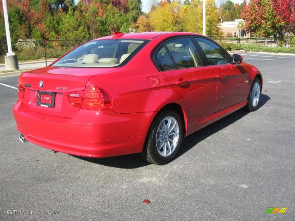 2011 3 Series 328i Sedan - Crimson Red / Beige photo #2