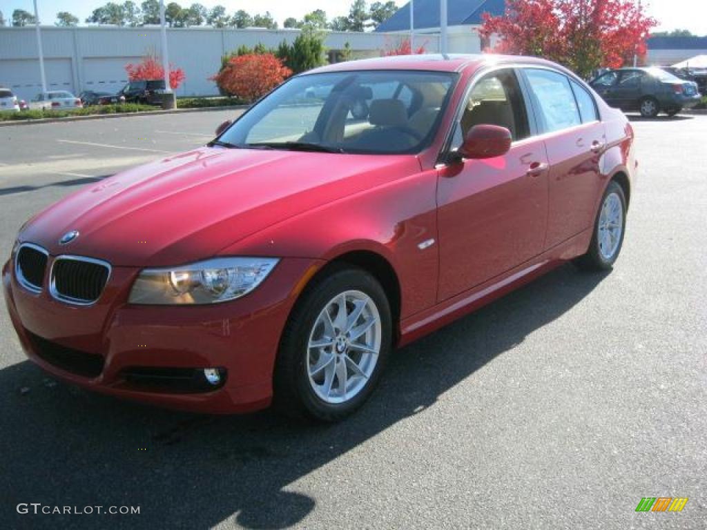 2011 3 Series 328i Sedan - Crimson Red / Beige photo #4