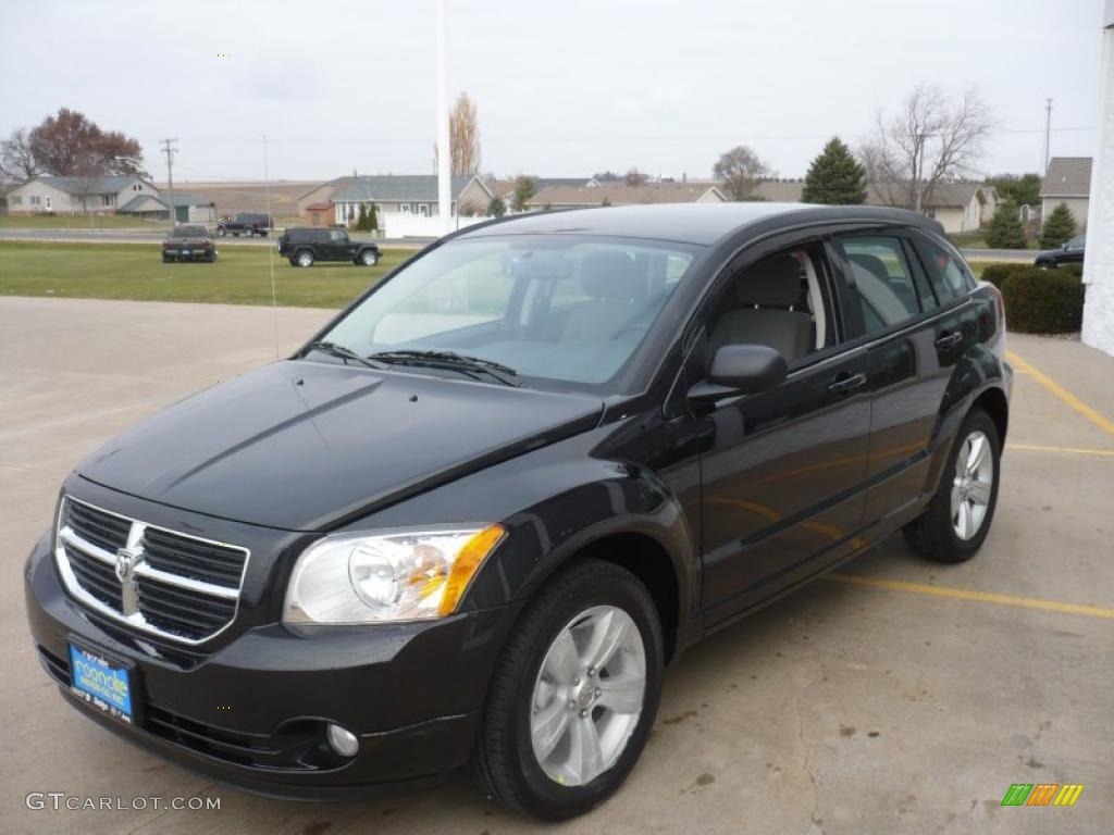 Brilliant Black Crystal Pearl 2011 Dodge Caliber Mainstreet Exterior Photo #40165273