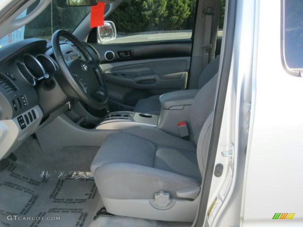2006 Tacoma V6 TRD Sport Double Cab 4x4 - Silver Streak Mica / Graphite Gray photo #3
