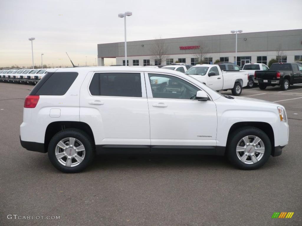 Olympic White 2011 GMC Terrain SLE AWD Exterior Photo #40167049