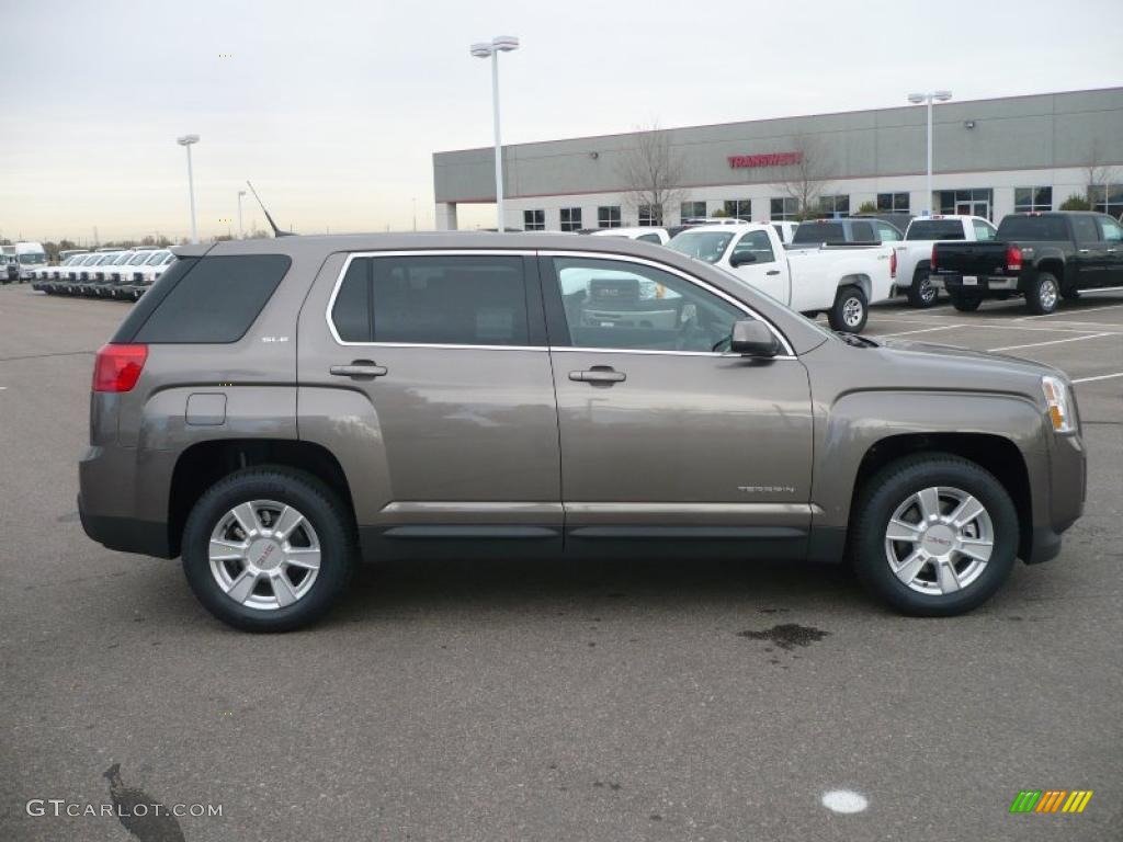 Mocha Steel Metallic 2011 GMC Terrain SLE AWD Exterior Photo #40167701