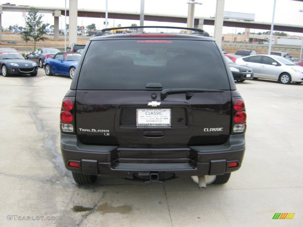 2008 TrailBlazer LS - Dark Cherry Metallic / Light Gray photo #4