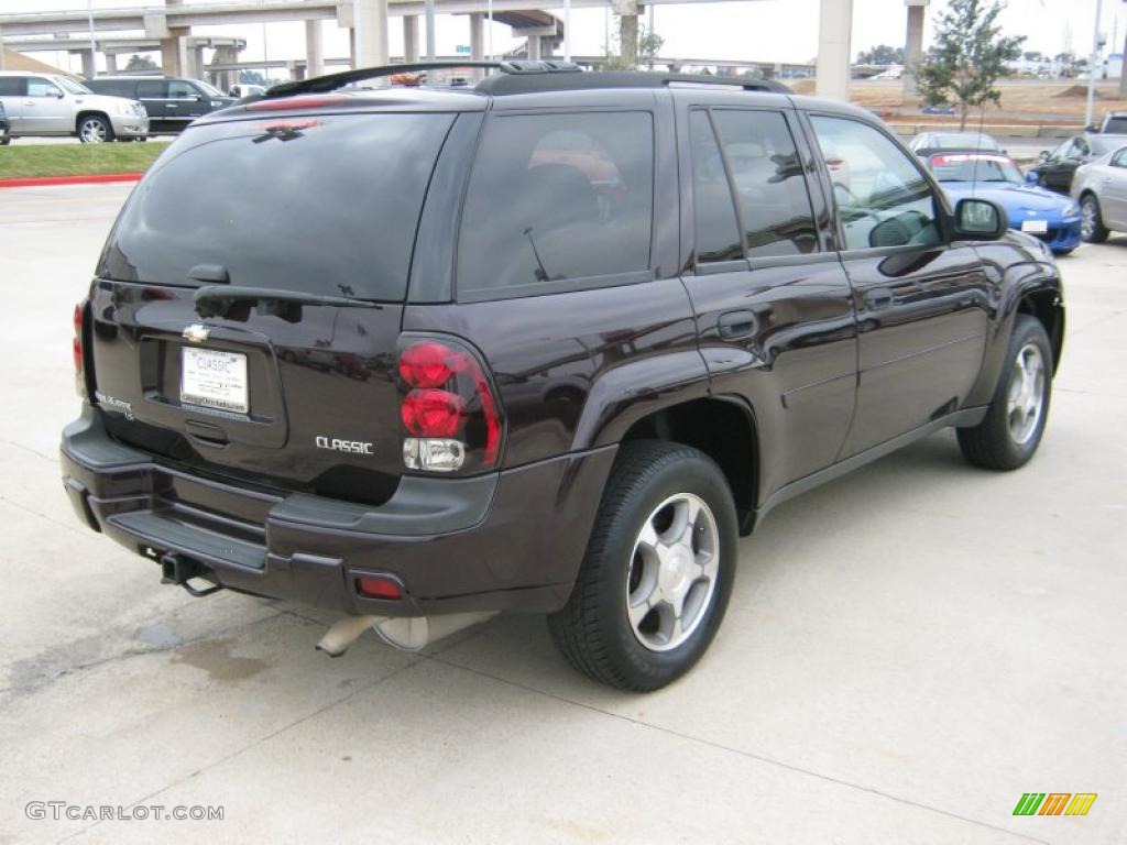 2008 TrailBlazer LS - Dark Cherry Metallic / Light Gray photo #5