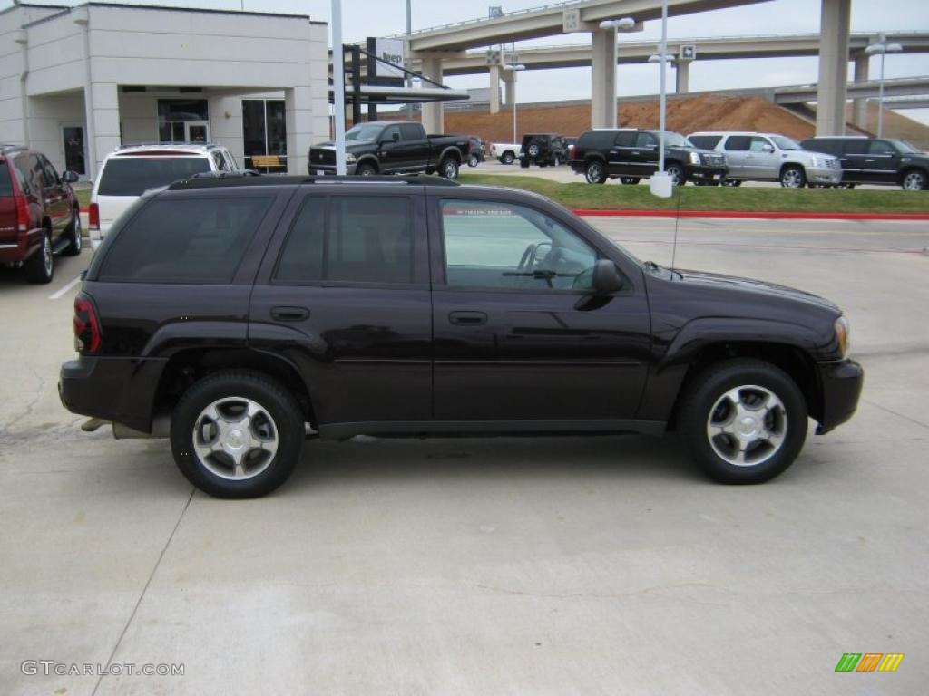 2008 TrailBlazer LS - Dark Cherry Metallic / Light Gray photo #6