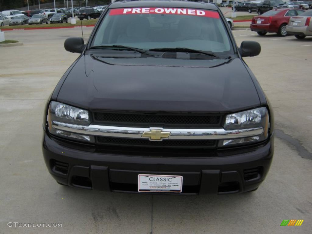 2008 TrailBlazer LS - Dark Cherry Metallic / Light Gray photo #8