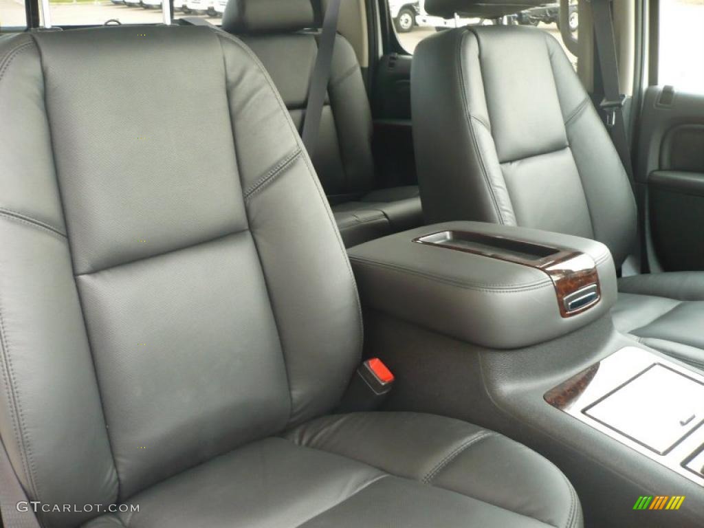 Ebony Interior 2011 GMC Sierra 2500HD Denali Crew Cab 4x4 Photo #40168569