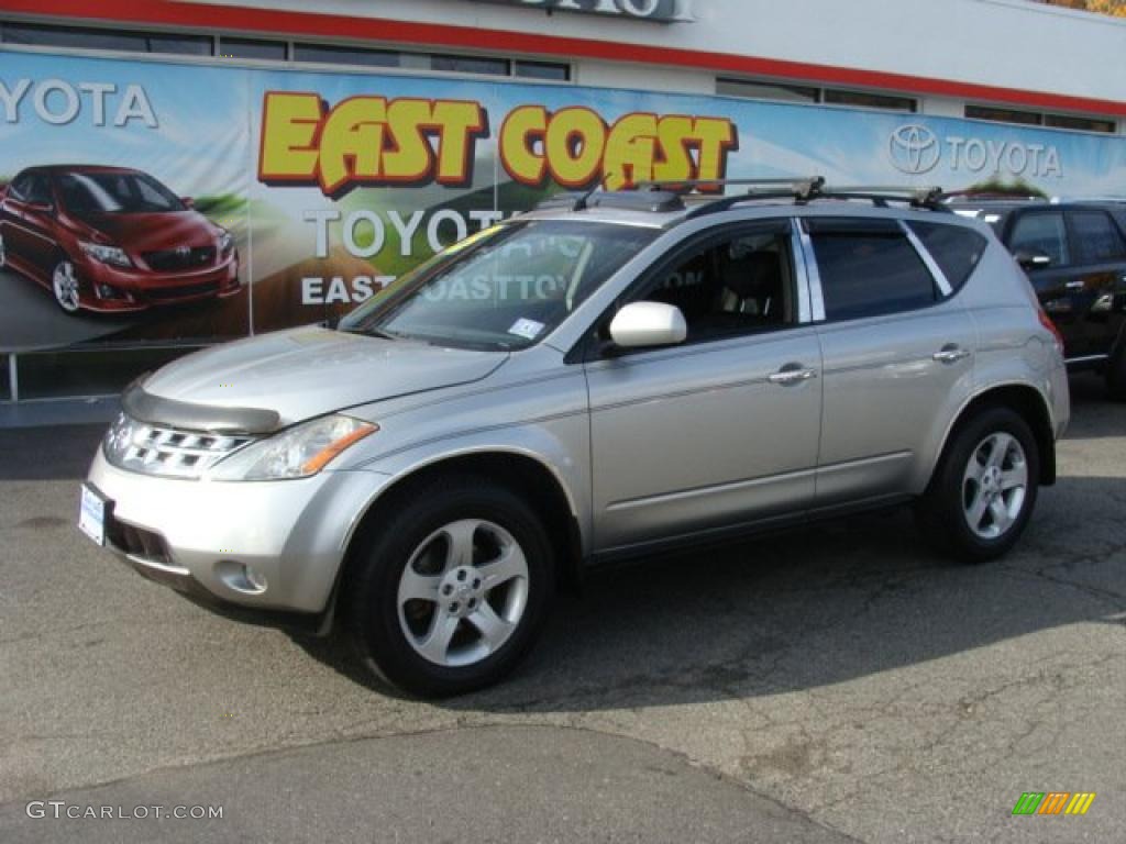 2003 Murano SL AWD - Sheer Silver Metallic / Charcoal photo #3