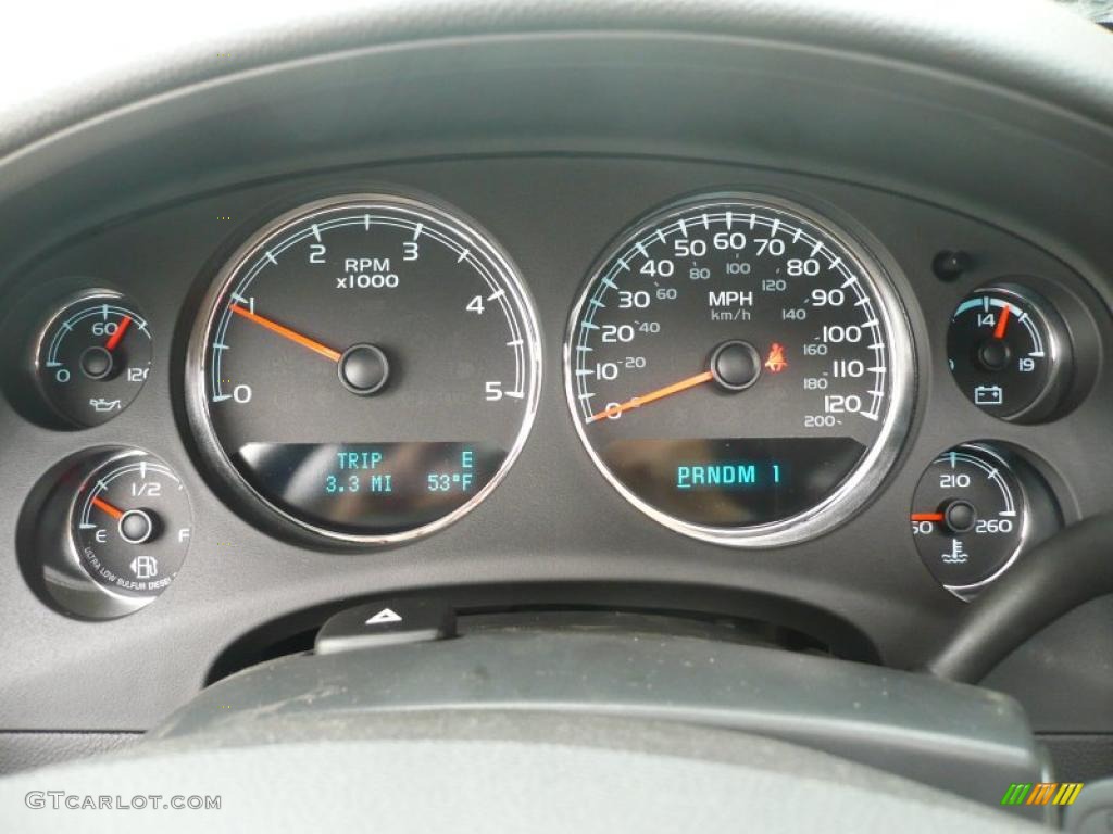 2011 GMC Sierra 2500HD Denali Crew Cab 4x4 Gauges Photo #40168637