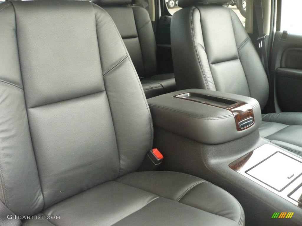 Ebony Interior 2011 GMC Sierra 2500HD Denali Crew Cab 4x4 Photo #40168737