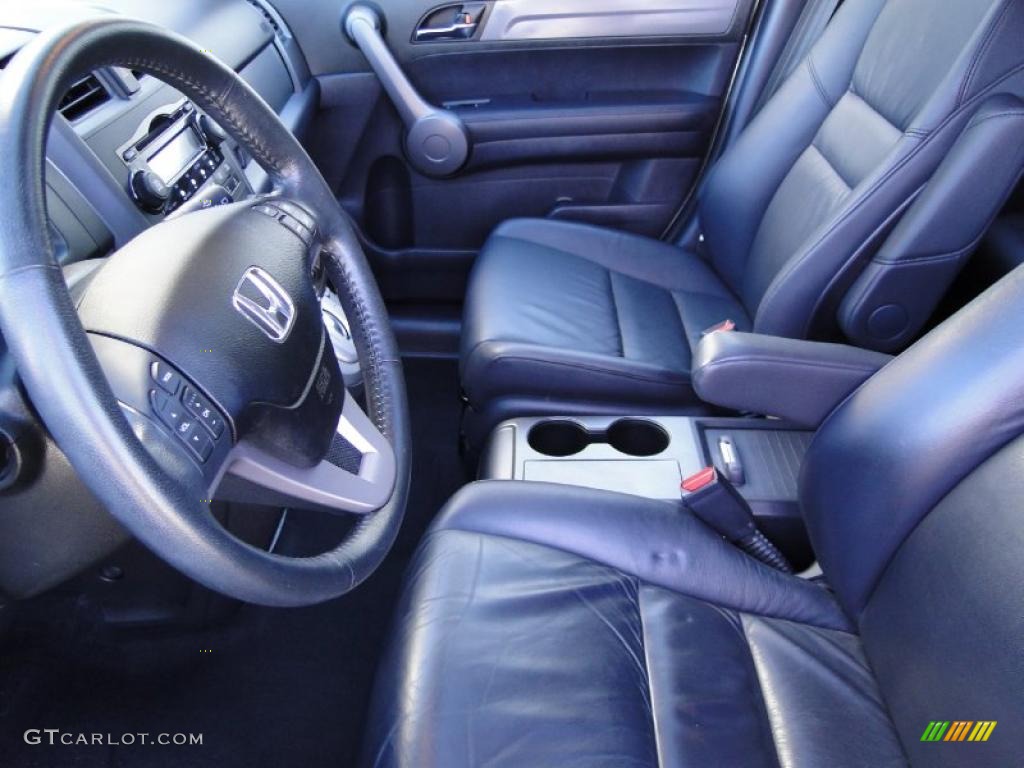 Black Interior 2009 Honda CR-V EX-L Photo #40169285
