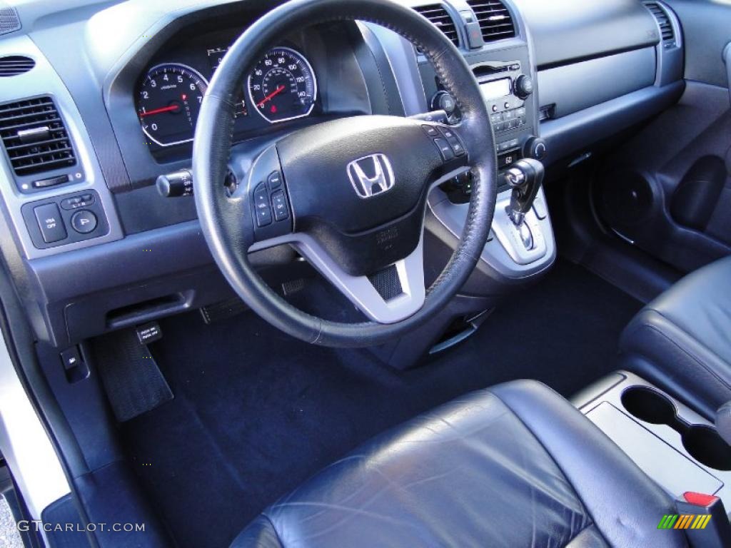 Black Interior 2009 Honda CR-V EX-L Photo #40169301