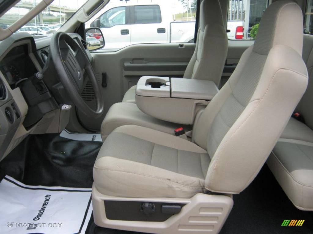 Medium Stone Interior 2008 Ford F350 Super Duty XL SuperCab 4x4 Photo #40169433