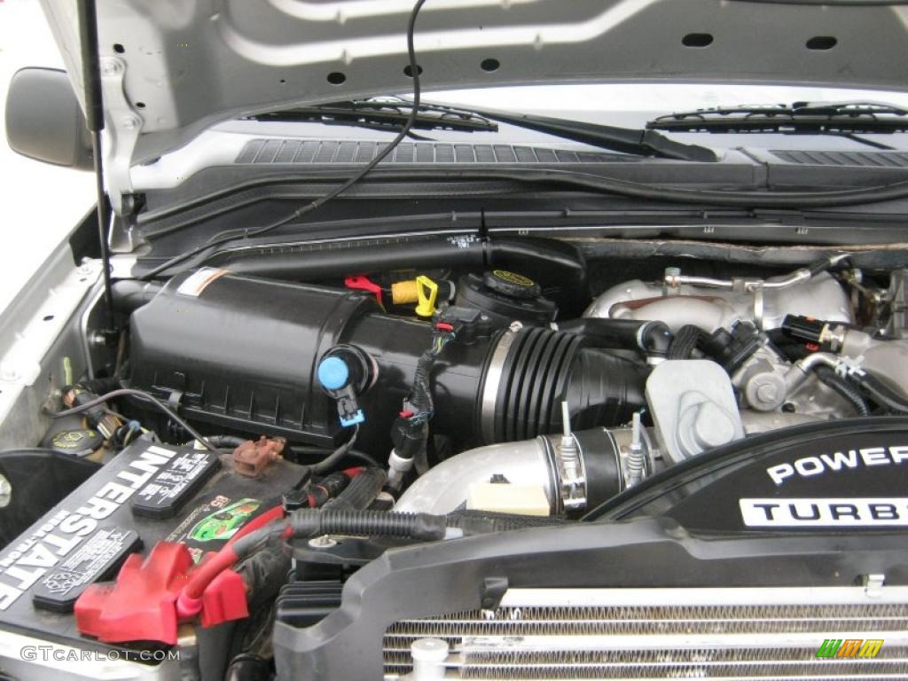 2008 Ford F350 Super Duty XL SuperCab 4x4 6.4L 32V Power Stroke Turbo Diesel V8 Engine Photo #40169543