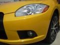 2009 Solar Satin Yellow Mitsubishi Eclipse GT Coupe  photo #5