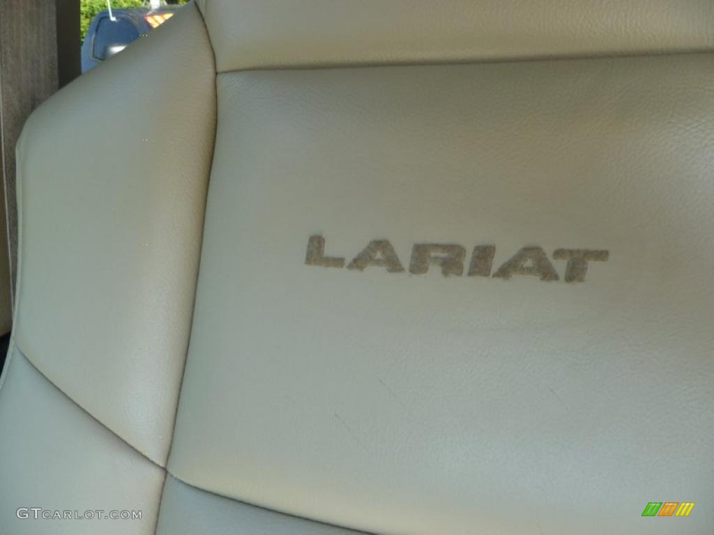 2005 F350 Super Duty Lariat Crew Cab 4x4 Dually - Dark Stone Metallic / Tan photo #16