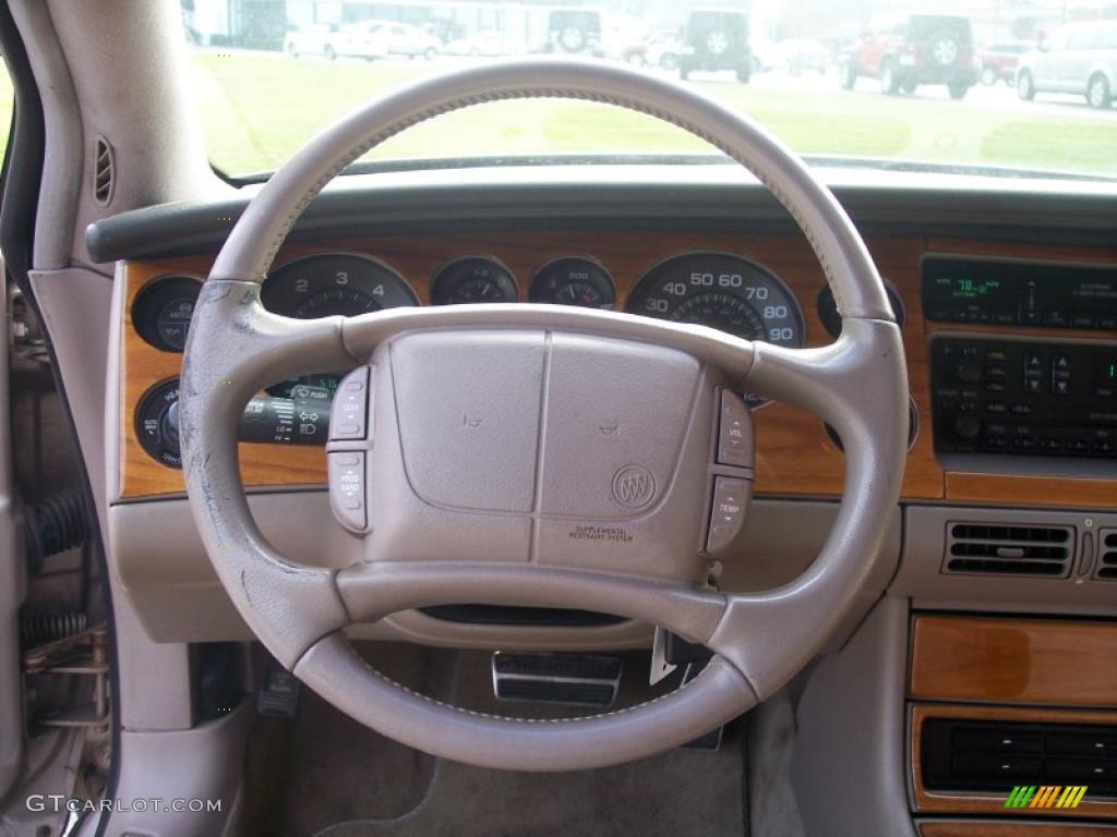 1995 Buick Riviera Coupe Beige Steering Wheel Photo #40173217
