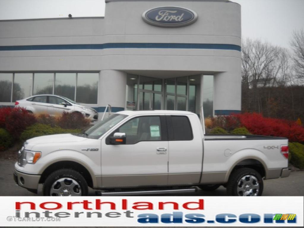 White Platinum Metallic Tri Coat Ford F150