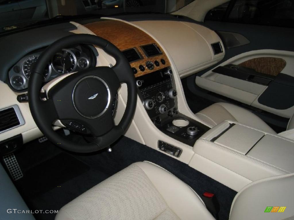 Blue Haze/Cream Truffle Interior 2011 Aston Martin Rapide Sedan Photo #40174661