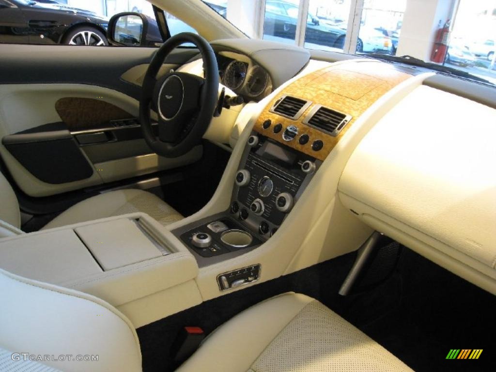 2011 Aston Martin Rapide Sedan Blue Haze/Cream Truffle Dashboard Photo #40174725