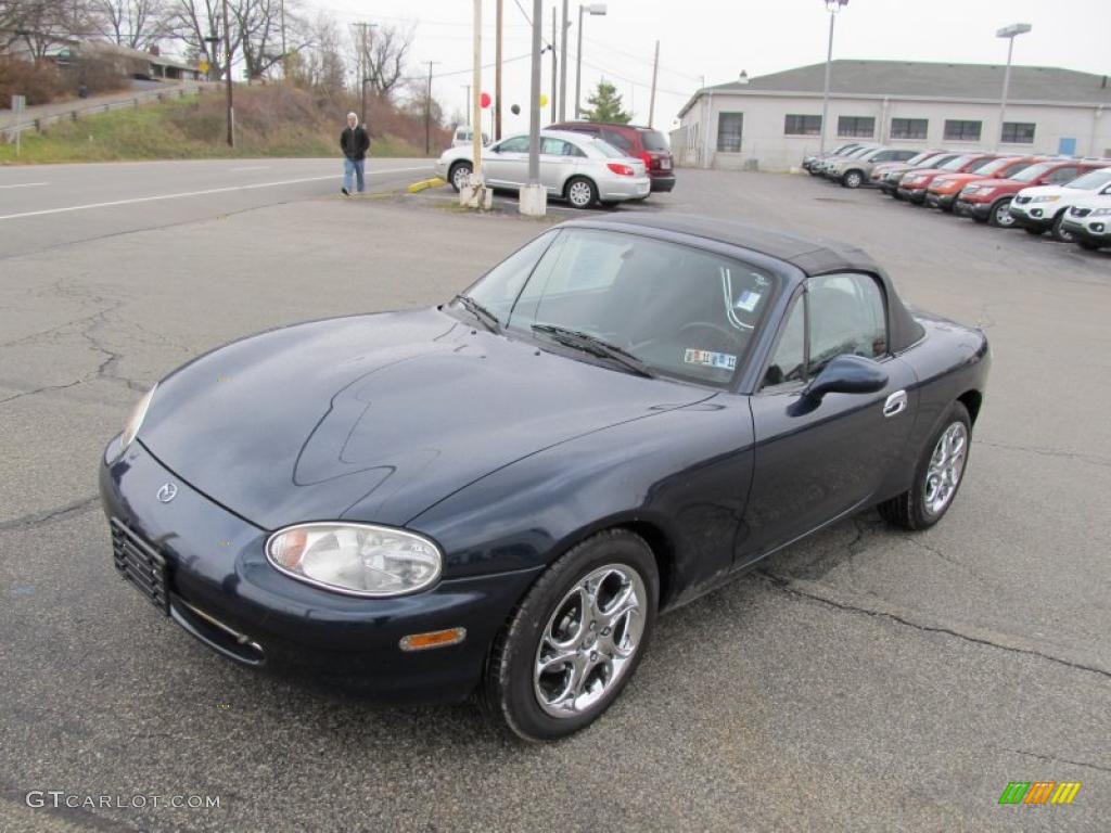1999 MX-5 Miata Roadster - Twilight Blue Mica / Black photo #6