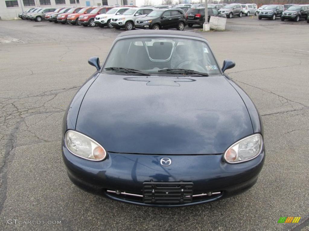 1999 MX-5 Miata Roadster - Twilight Blue Mica / Black photo #7