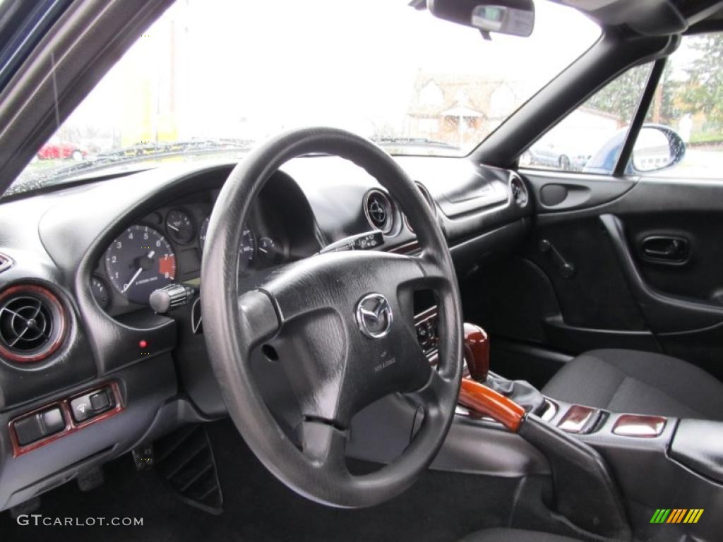 Black Interior 1999 Mazda Mx 5 Miata Roadster Photo