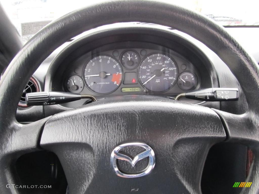 1999 MX-5 Miata Roadster - Twilight Blue Mica / Black photo #13