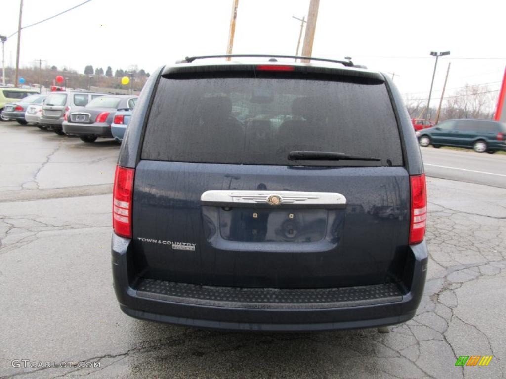 2008 Town & Country Touring Signature Series - Modern Blue Pearlcoat / Medium Slate Gray/Light Shale photo #3