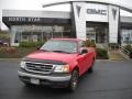 Bright Red 2000 Ford F150 XL Regular Cab